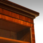 Georgian mahogany breakfront bookcase - Image 15