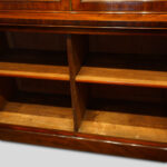 Georgian mahogany breakfront bookcase - Image 5