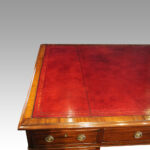Georgian mahogany partners desk - Image 11