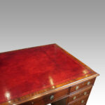 Georgian mahogany partners desk - Image 10