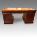 Georgian mahogany partners desk Now Sold - Image 6
