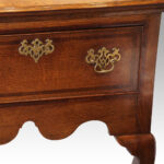 Georgian oak cabriole leg dresser base - Image 12