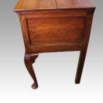 Georgian oak cabriole leg dresser base - Image 7