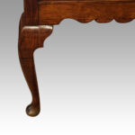Georgian oak cabriole leg dresser base - Image 3