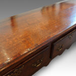 Georgian oak cabriole leg dresser base - Image 9