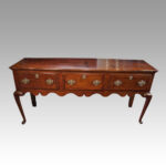 Georgian oak dresser base