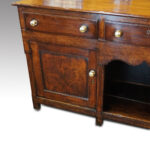 Georgian oak dresser base - Image 2