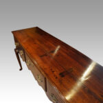 Georgian oak dresser base - Image 8