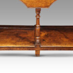 Georgian oak pot board dresser base - Image 9