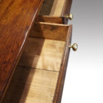 Georgian oak dresser base - Image 5