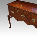 Georgian oak dresser base - Image 5
