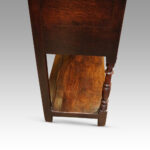 Georgian oak pot board dresser base - Image 7