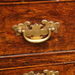 Georgian oak pot board dresser base - Image 5