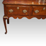 Georgian oak dresser base - Image 3