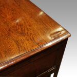 Georgian oak dresser base - Image 7