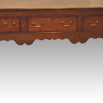 George III oak dresser base Now Sold - Image 6
