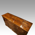 Georgian oak dresser cupboard base - Image 8