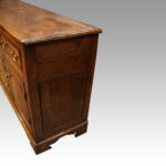 Georgian oak dresser cupboard base - Image 5