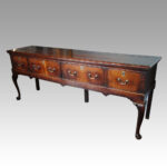 Georgian oak long dresser base - Image 2