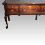Georgian oak long dresser base - Image 4