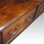 Georgian oak long dresser base - Image 5