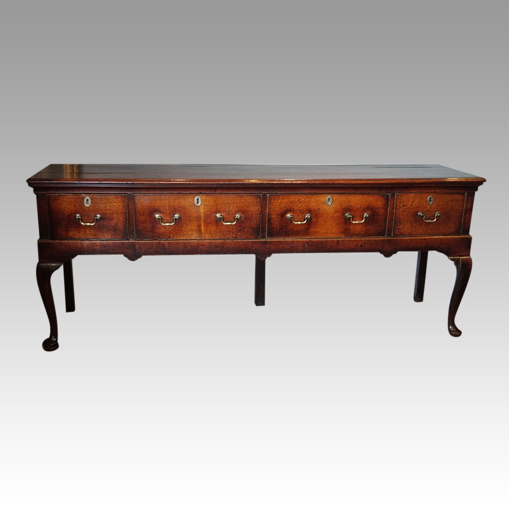 Georgian-oak-long-dresser-base.jpg Georgian oak long dresser base - Image 1
