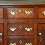 Georgian oak north country dresser with rack - Image 3