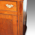 Georgian oak north country dresser with rack - Image 8