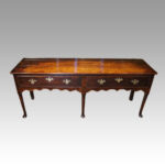 Georgian oak dresser base
