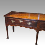 Georgian oak dresser base - Image 8