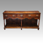 Georgian oak pot board dresser