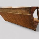 Georgian oak pot board dresser base - Image 9