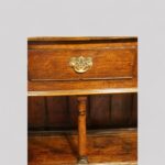 Georgian oak pot board dresser base - Image 8