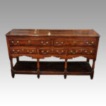 George III oak dresser base