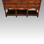 George III oak dresser base - Image 8