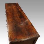 George III oak dresser base - Image 3