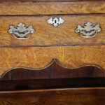 Georgian oak pot board dresser base - Image 3