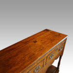 Georgian oak pot board dresser base - Image 5