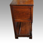 Georgian oak pot board dresser base - Image 6