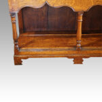 Georgian oak pot board dresser base - Image 8