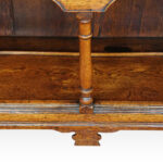 Georgian oak pot board dresser base - Image 10