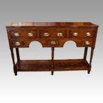 Georgian oak pot board dresser - Image 9
