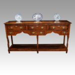 Georgian oak pot board dresser - Image 2
