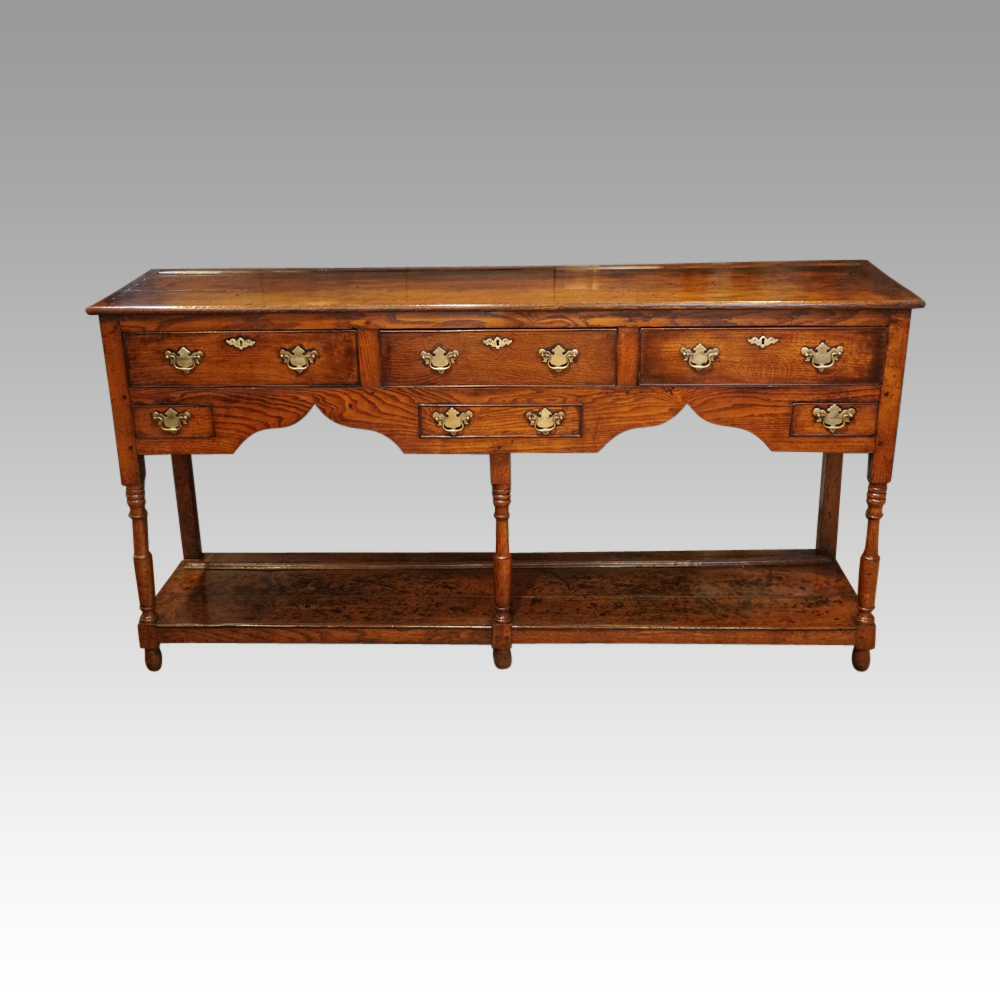 Georgian-oak-potboard-dresser.jpg Georgian oak pot board dresser - Image 1