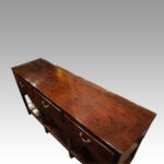 Georgian oak rustic dresser base  - Image 2