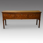 Georgian oak dresser base