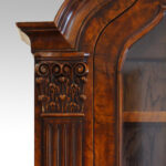 Edwardian walnut bureau bookcase - Image 10