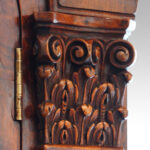 Edwardian walnut bureau bookcase - Image 11
