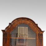Edwardian walnut bureau bookcase - Image 9