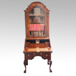 Edwardian walnut bureau bookcase - Image 2